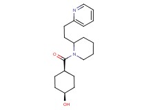 cis-4-{[2-(2-pyridin-2-ylethyl)piperidin-1-yl]carbonyl}cyclohexanol