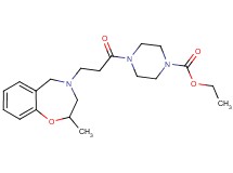 ethyl 4-[3-(2-methyl-2,3-dihydro-1,4-benzoxazepin-4(5H)-yl)propanoyl]-1-piperazinecarboxylate
