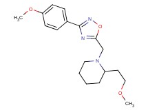 2-(2-methoxyethyl)-1-{[3-(4-methoxyphenyl)-1,2,4-oxadiazol-5-yl]methyl}piperidine