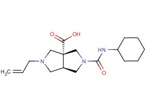 (3aR*,6aR*)-2-allyl-5-[(cyclohexylamino)carbonyl]hexahydropyrrolo[3,4-c]pyrrole-3a(1H)-carboxylic acid