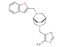 (1S*,5R*)-6-(1-benzofuran-2-ylmethyl)-3-[(4-methyl-1H-imidazol-5-yl)methyl]-3,6-diazabicyclo[3.2.2]nonane