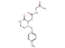 N~2~-{[1-(4-methylbenzyl)-3-oxo-2-piperazinyl]acetyl}glycinamide
