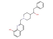 2-{[4-(1-hydroxy-2-phenylethyl)piperidin-1-yl]methyl}quinolin-8-ol