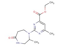 ethyl 6-methyl-2-(2-methyl-5-oxo-1,4-diazepan-1-yl)-4-pyrimidinecarboxylate