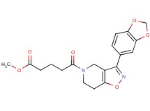 methyl 5-[3-(1,3-benzodioxol-5-yl)-6,7-dihydroisoxazolo[4,5-c]pyridin-5(4H)-yl]-5-oxopentanoate