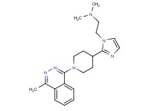 N,N-dimethyl-2-{2-[1-(4-methylphthalazin-1-yl)piperidin-4-yl]-1H-imidazol-1-yl}ethanamine