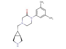 4-[rel-(1R,5S,6r)-3-azabicyclo[3.1.0]hex-6-ylmethyl]-1-(3,5-dimethylphenyl)-2-piperazinone dihydrochloride