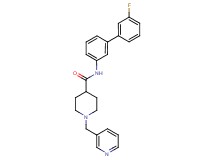 N-(3'-fluoro-3-biphenylyl)-1-(3-pyridinylmethyl)-4-piperidinecarboxamide