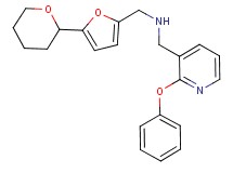 1-(2-phenoxy-3-pyridinyl)-N-{[5-(tetrahydro-2H-pyran-2-yl)-2-furyl]methyl}methanamine