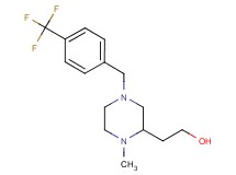 2-{1-methyl-4-[4-(trifluoromethyl)benzyl]-2-piperazinyl}ethanol