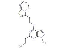 N-[2-(6,7-dihydro-5H-[1,3]thiazolo[3,2-a]pyrimidin-3-yl)ethyl]-1-methyl-6-propyl-1H-pyrazolo[3,4-d]pyrimidin-4-amine
