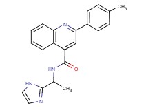 N-[1-(1H-imidazol-2-yl)ethyl]-2-(4-methylphenyl)-4-quinolinecarboxamide