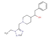 1-{1-[(1-ethyl-1H-1,2,4-triazol-5-yl)methyl]piperidin-4-yl}-2-phenylethanol