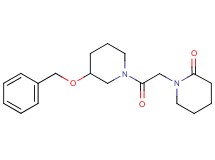 1-{2-[3-(benzyloxy)piperidin-1-yl]-2-oxoethyl}piperidin-2-one