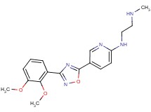 N-{5-[3-(2,3-dimethoxyphenyl)-1,2,4-oxadiazol-5-yl]pyridin-2-yl}-N'-methylethane-1,2-diamine