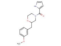 2-(3-methoxybenzyl)-4-(1H-pyrrol-2-ylcarbonyl)morpholine