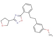 5-{2-[2-(3-methoxyphenyl)ethyl]phenyl}-3-(tetrahydrofuran-3-yl)-1,2,4-oxadiazole