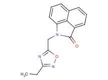 1-[(3-ethyl-1,2,4-oxadiazol-5-yl)methyl]benzo[cd]indol-2(1H)-one