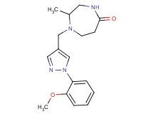 1-{[1-(2-methoxyphenyl)-1H-pyrazol-4-yl]methyl}-2-methyl-1,4-diazepan-5-one