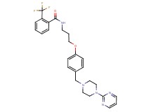 N-[3-(4-{[4-(2-pyrimidinyl)-1-piperazinyl]methyl}phenoxy)propyl]-2-(trifluoromethyl)benzamide