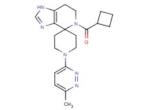 5-(cyclobutylcarbonyl)-1'-(6-methylpyridazin-3-yl)-1,5,6,7-tetrahydrospiro[imidazo[4,5-c]pyridine-4,4'-piperidine]