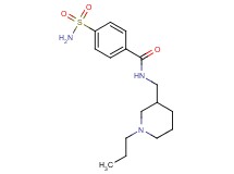 4-(aminosulfonyl)-N-[(1-propylpiperidin-3-yl)methyl]benzamide