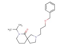 2-[3-(benzyloxy)propyl]-7-isopropyl-2,7-diazaspiro[4.5]decan-6-one