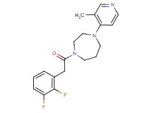 1-[(2,3-difluorophenyl)acetyl]-4-(3-methyl-4-pyridinyl)-1,4-diazepane
