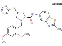 (4R)-1-(2,4-dimethoxybenzyl)-N-(2-methyl-1,3-benzothiazol-5-yl)-4-(2-pyridinylthio)-L-prolinamide