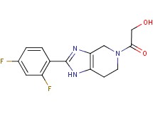 2-[2-(2,4-difluorophenyl)-1,4,6,7-tetrahydro-5H-imidazo[4,5-c]pyridin-5-yl]-2-oxoethanol