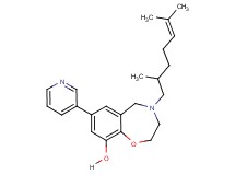 4-(2,6-dimethyl-5-hepten-1-yl)-7-(3-pyridinyl)-2,3,4,5-tetrahydro-1,4-benzoxazepin-9-ol