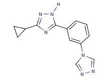 3-cyclopropyl-5-[3-(4H-1,2,4-triazol-4-yl)phenyl]-1H-1,2,4-triazole