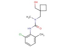 N'-(2-chloro-6-methylphenyl)-N-{[1-(hydroxymethyl)cyclobutyl]methyl}-N-methylurea