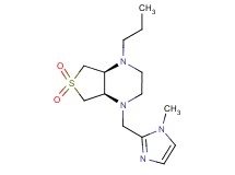 (4aS*,7aR*)-1-[(1-methyl-1H-imidazol-2-yl)methyl]-4-propyloctahydrothieno[3,4-b]pyrazine 6,6-dioxide
