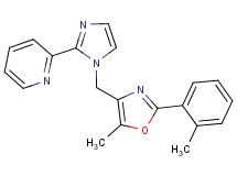 2-(1-{[5-methyl-2-(2-methylphenyl)-1,3-oxazol-4-yl]methyl}-1H-imidazol-2-yl)pyridine