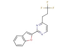 2-(1-benzofuran-2-yl)-4-(3,3,3-trifluoropropyl)pyrimidine