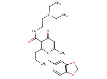 1-(1,3-benzodioxol-5-ylmethyl)-N-[2-(diethylamino)ethyl]-6-methyl-4-oxo-2-propyl-1,4-dihydro-3-pyridinecarboxamide