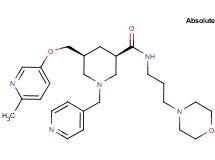 (3R,5S)-5-{[(6-methyl-3-pyridinyl)oxy]methyl}-N-[3-(4-morpholinyl)propyl]-1-(4-pyridinylmethyl)-3-piperidinecarboxamide