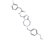 2-(3-fluorophenyl)-N-{[7-(4-methoxybenzyl)-6,7,8,9-tetrahydro-5H-[1,2,4]triazolo[4,3-d][1,4]diazepin-3-yl]methyl}acetamide