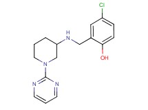 4-chloro-2-({[1-(2-pyrimidinyl)-3-piperidinyl]amino}methyl)phenol