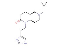 (4aS*,8aR*)-6-(cyclopropylmethyl)-1-[2-(1H-imidazol-4-yl)ethyl]octahydro-1,6-naphthyridin-2(1H)-one