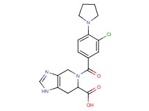 5-(3-chloro-4-pyrrolidin-1-ylbenzoyl)-4,5,6,7-tetrahydro-1H-imidazo[4,5-c]pyridine-6-carboxylic acid