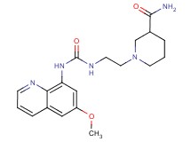 1-[2-({[(6-methoxyquinolin-8-yl)amino]carbonyl}amino)ethyl]piperidine-3-carboxamide