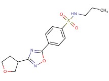 N-propyl-4-[3-(tetrahydrofuran-3-yl)-1,2,4-oxadiazol-5-yl]benzenesulfonamide