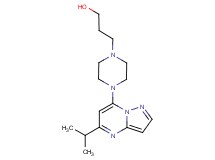 3-[4-(5-isopropylpyrazolo[1,5-a]pyrimidin-7-yl)-1-piperazinyl]-1-propanol