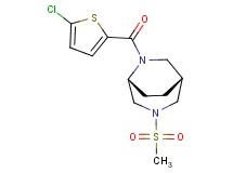 (1R*,5R*)-6-[(5-chloro-2-thienyl)carbonyl]-3-(methylsulfonyl)-3,6-diazabicyclo[3.2.2]nonane