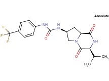N-[(3S,7S,8aS)-3-isopropyl-1,4-dioxooctahydropyrrolo[1,2-a]pyrazin-7-yl]-N'-[4-(trifluoromethyl)phenyl]urea