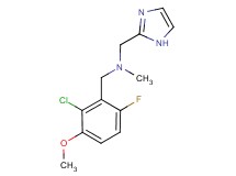 (2-chloro-6-fluoro-3-methoxybenzyl)(1H-imidazol-2-ylmethyl)methylamine
