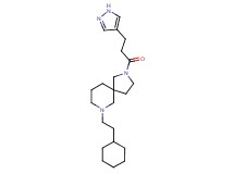 7-(2-cyclohexylethyl)-2-[3-(1H-pyrazol-4-yl)propanoyl]-2,7-diazaspiro[4.5]decane