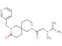8-(N-isopropyl-N-methylglycyl)-2-(3-pyridinylmethyl)-2,8-diazaspiro[5.5]undecan-3-one